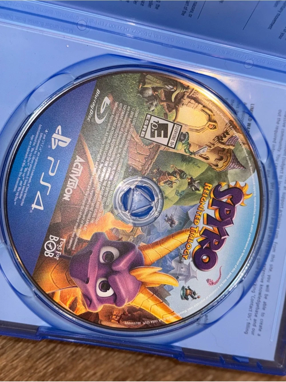 Sony PS4 Slim Black Console with Black Controller and Spyro Game